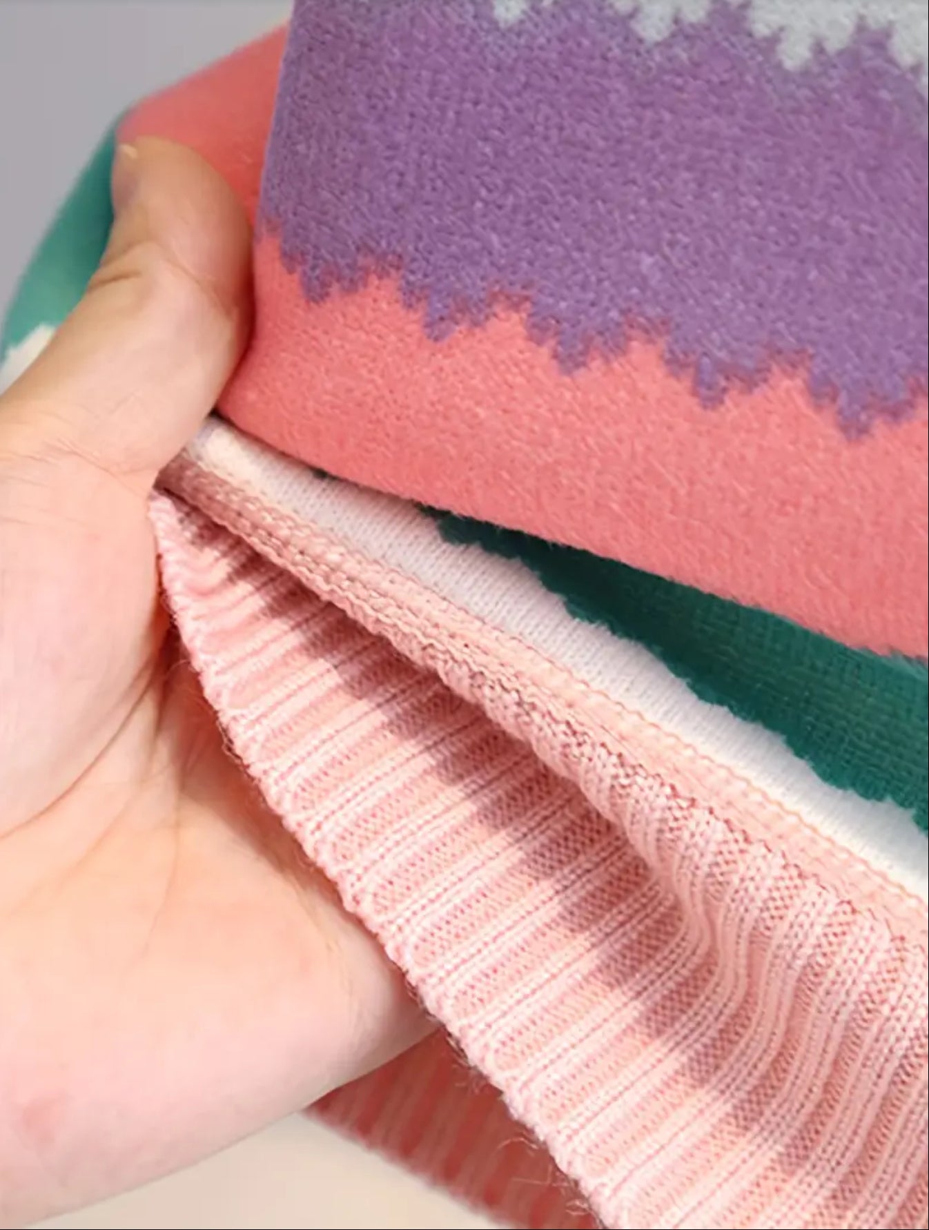 Maryam’s Essential Girls’ Knit Sweater Long Sleeves Winter Warmth Sweater