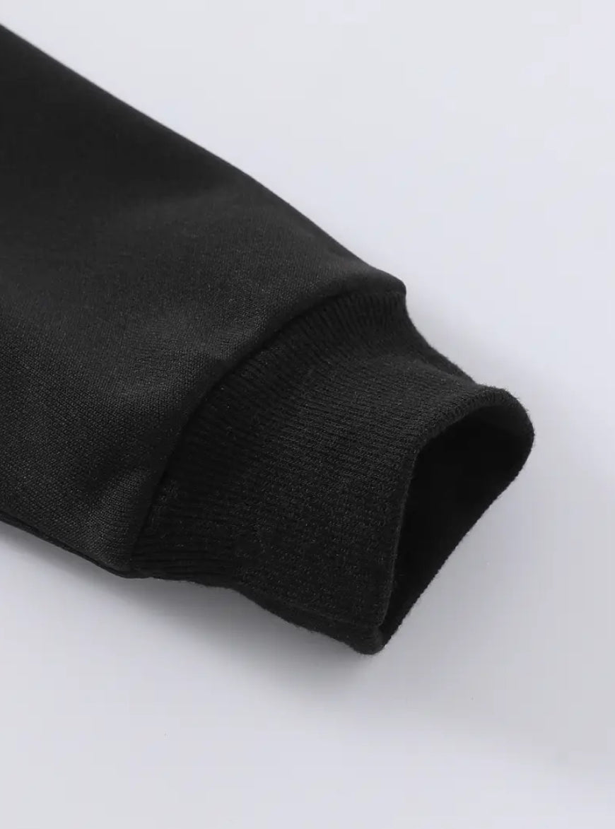 Maryam’s Essential Boys’ Happy Face Oversized Graphic Pullover Sweatshirt