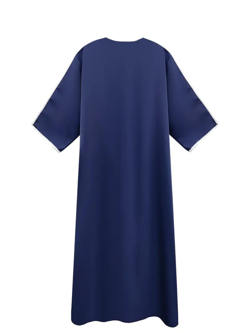 Maryam’s Essential Boys’ Traditional V- Neck Long Sleeves Kaftan