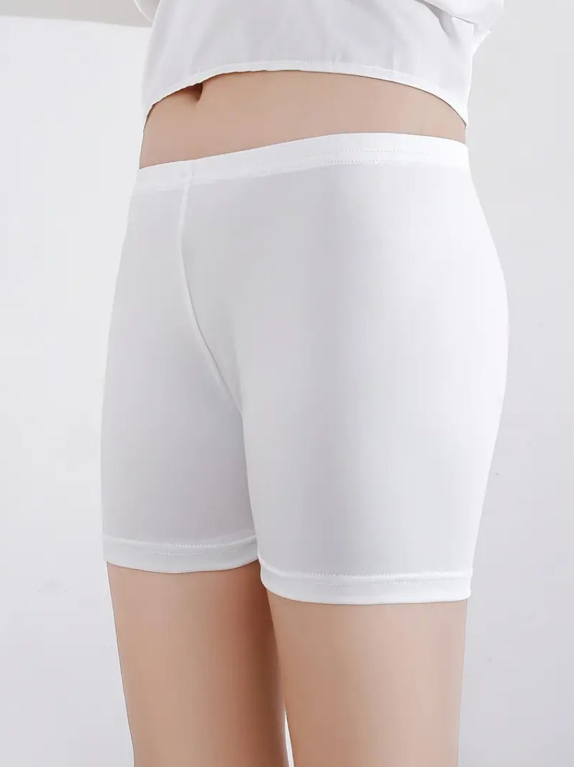 Maryam’s Essential Girls’ Soft Lightweight Elastic Band Everyday Shorts Set