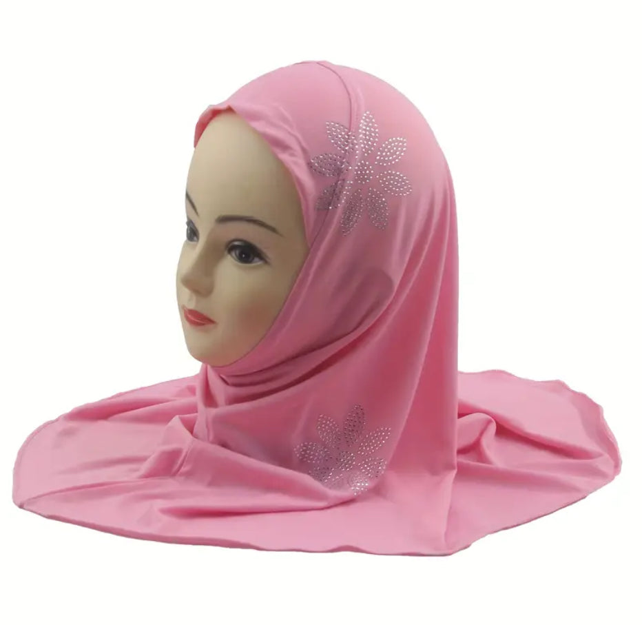 Maryam's Essential Luxury Girls’ Diamanté One Piece Hijab
