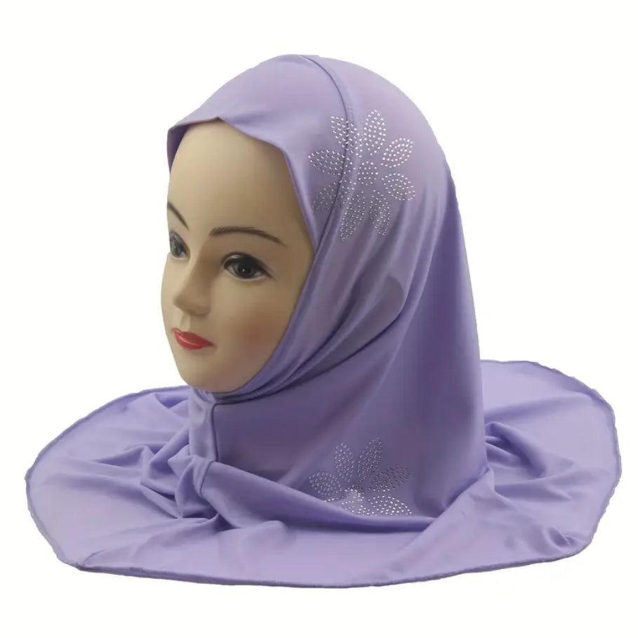 Maryam's Essential Luxury Girls’ Diamanté One Piece Hijab