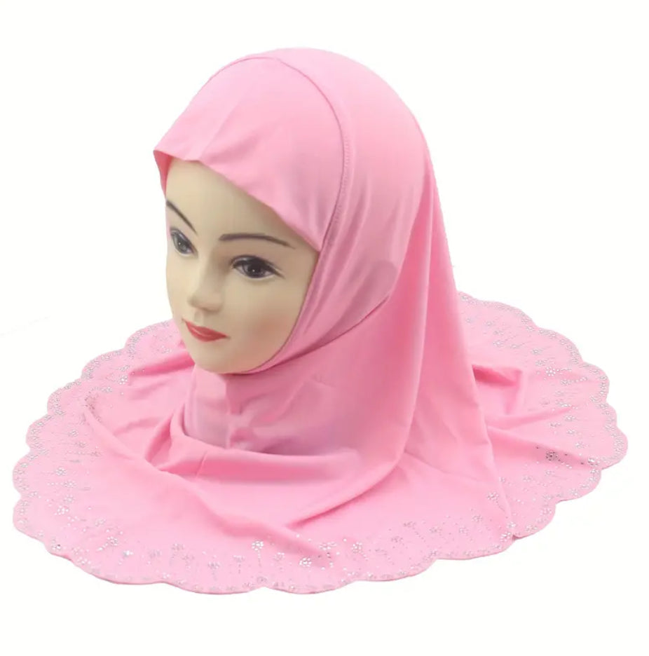 Maryam's Essential Luxury Girls’ Diamanté One Piece Hijab