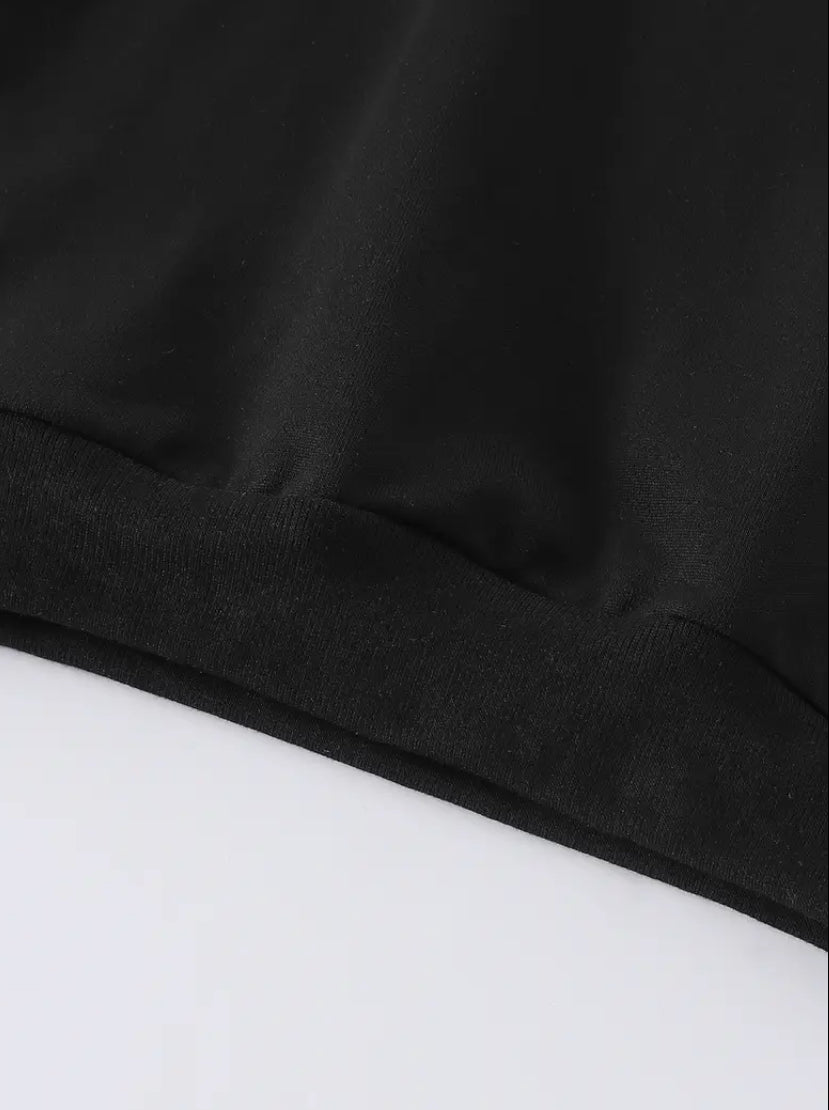 Maryam’s Essential Boys’ Happy Face Oversized Graphic Pullover Sweatshirt