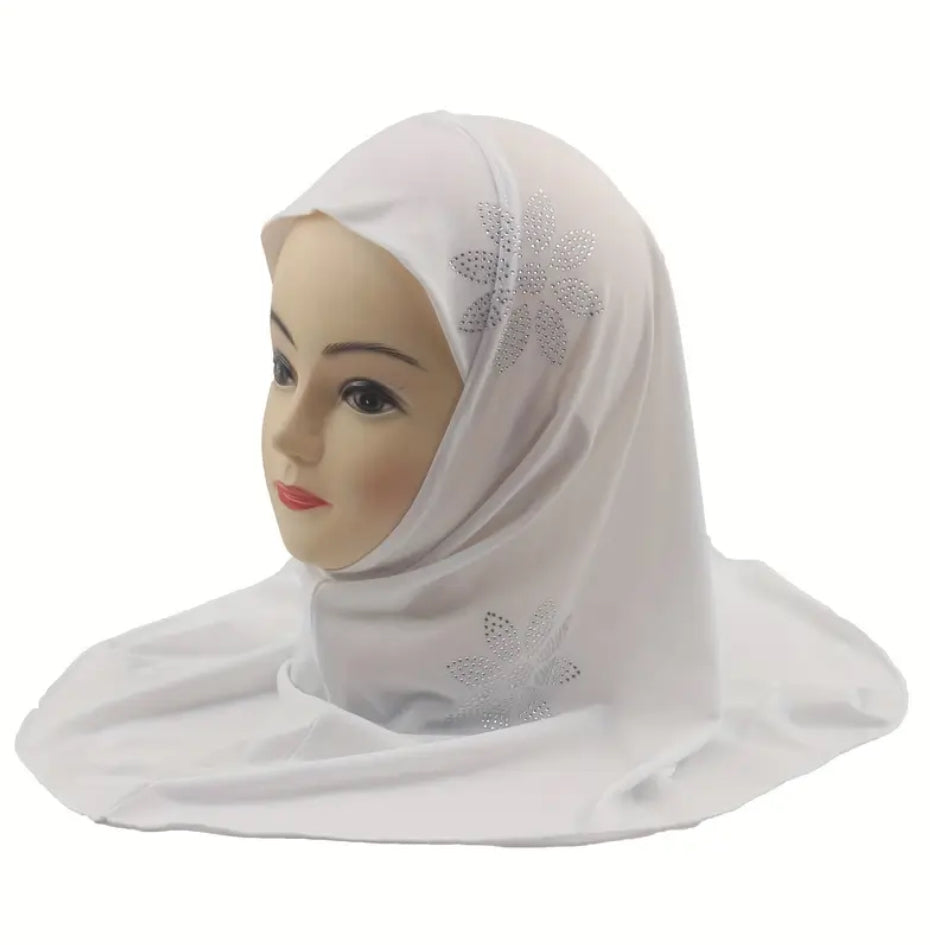 Maryam's Essential Luxury Girls’ Diamanté One Piece Hijab
