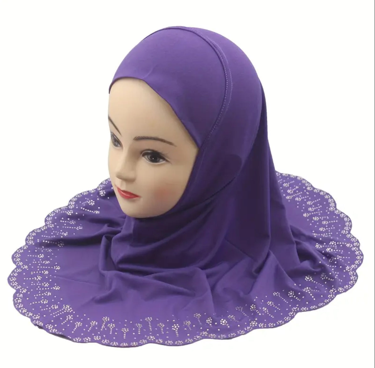 Maryam's Essential Luxury Girls’ Diamanté One Piece Hijab