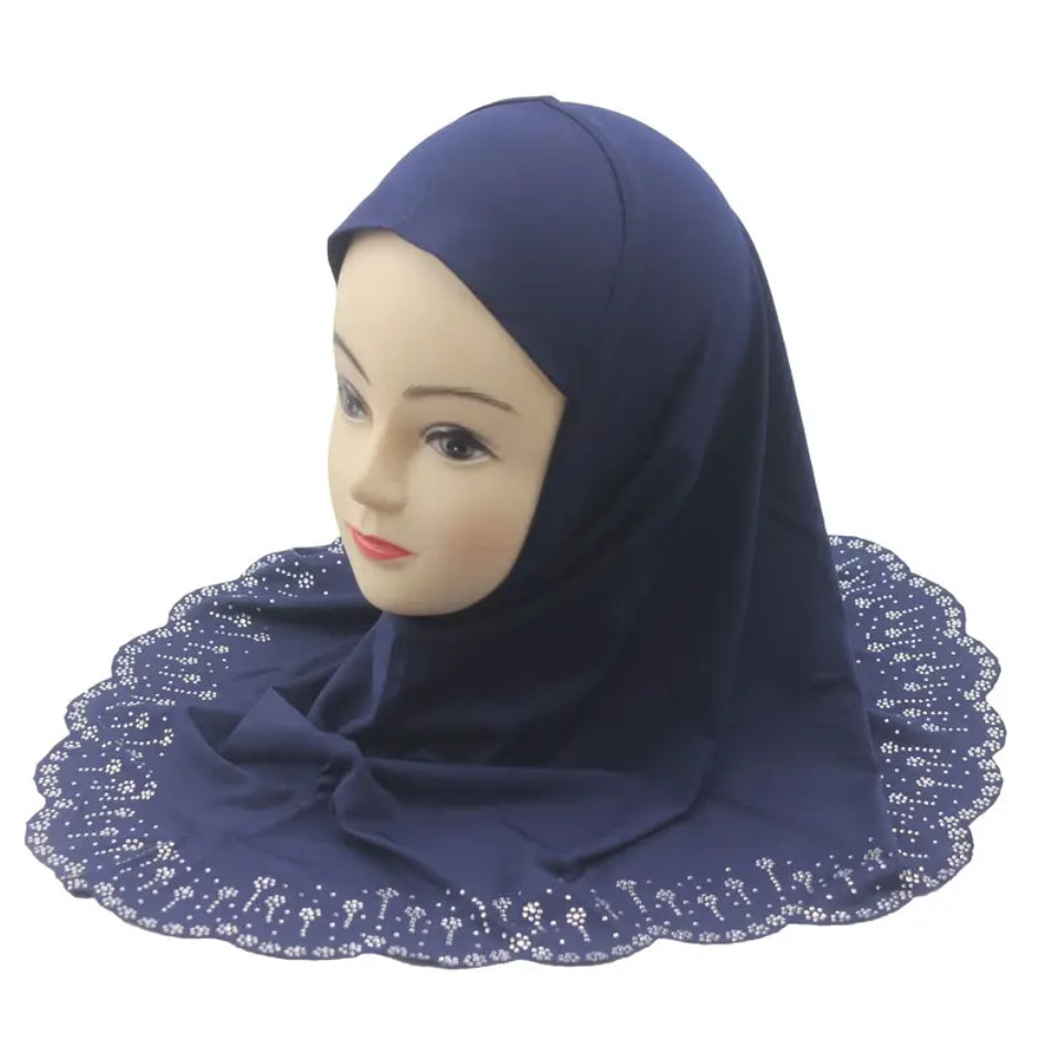 Maryam's Essential Luxury Girls’ Diamanté One Piece Hijab