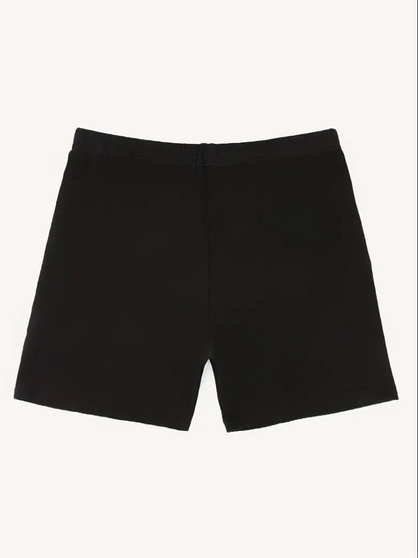 Maryam’s Essential Girls’ Soft Lightweight Elastic Band Everyday Shorts Set