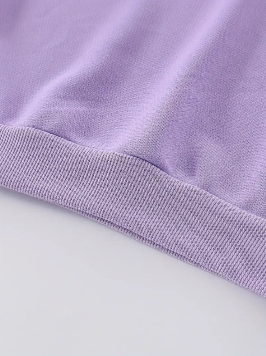 Maryam’s Essential Boys’ Happy Face Oversized Graphic Pullover Sweatshirt