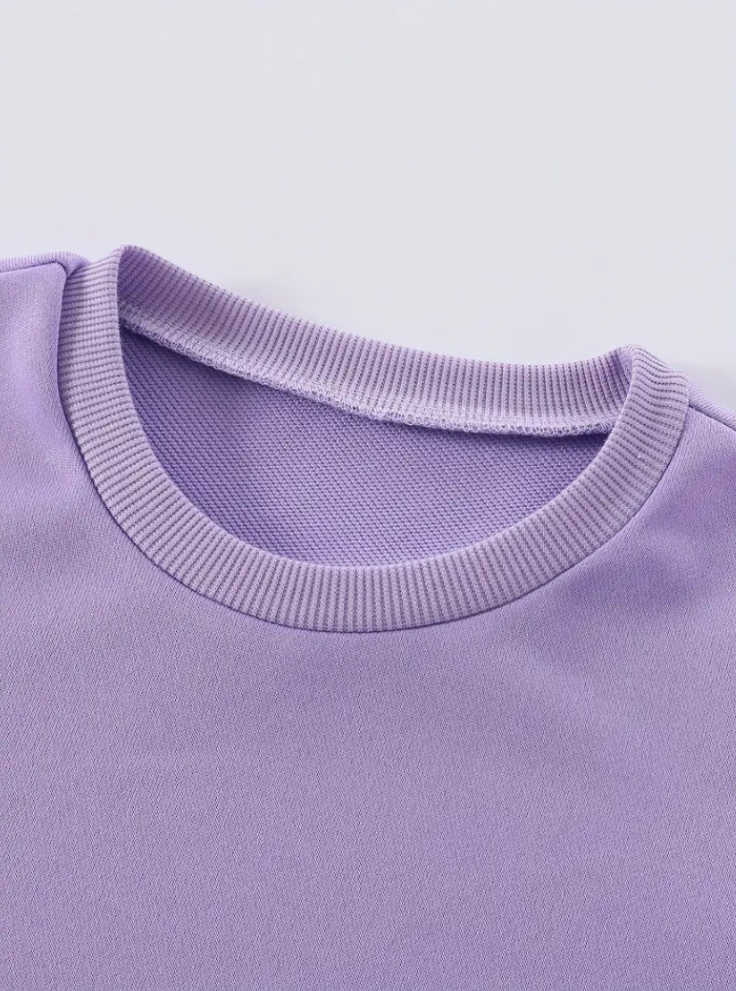 Maryam’s Essential Boy’s Casual Crew Neck Sweatshirt With Heartbeat Soccer Ball Graphic Print