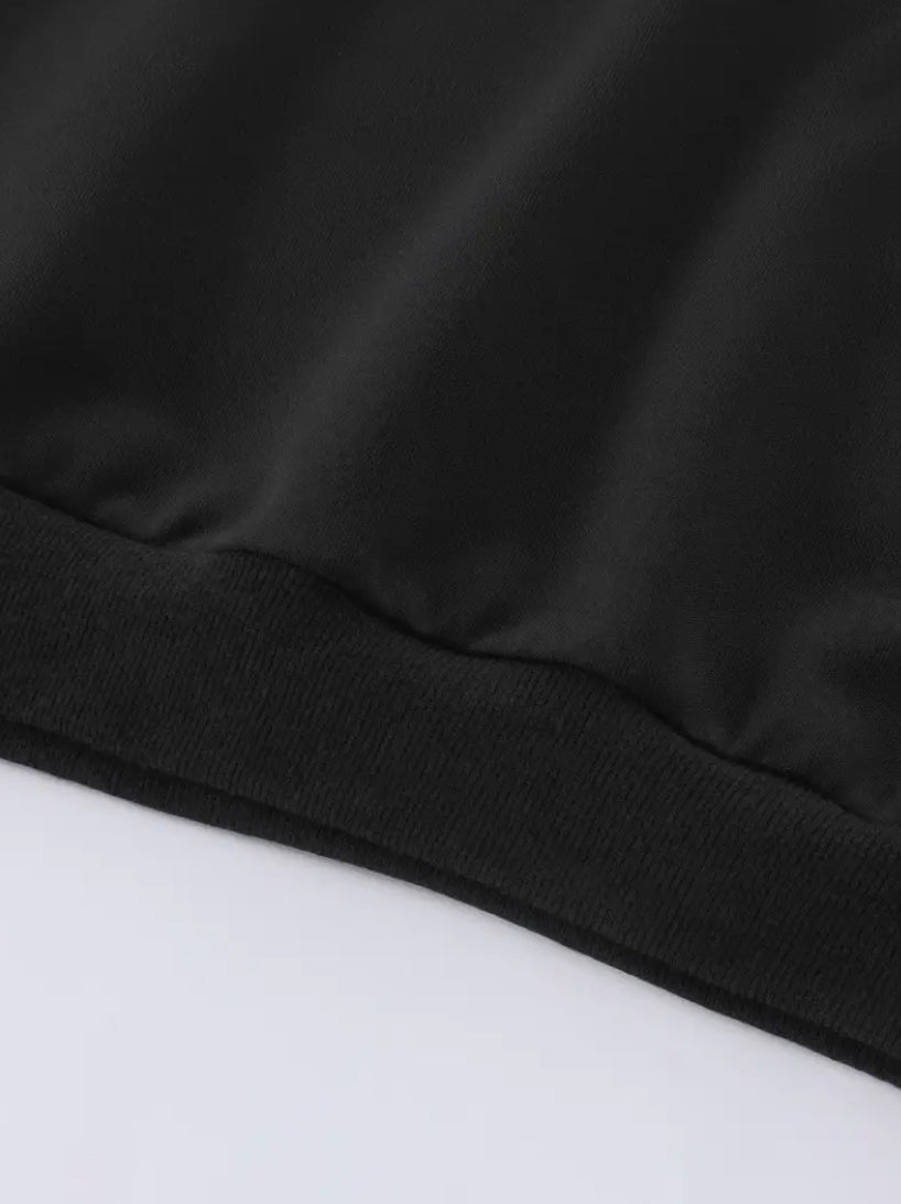 Maryam’s Essential Boy’s Casual Crew Neck Sweatshirt With Heartbeat Football Soccer Ball Graphic Print