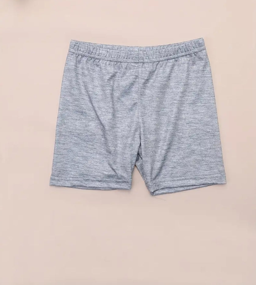 Maryam’s Essential Girls’ Soft Lightweight Elastic Band Everyday Shorts Set
