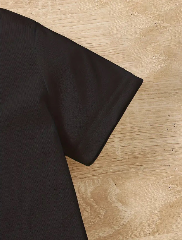 Maryam’s Essential Girls’ Pure Colour Casual  Short Sleeves T-shirts Set