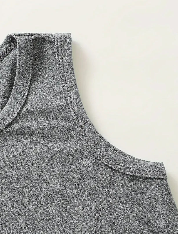 Maryam’s Essential Boys’ Casual Vest TopTank Set