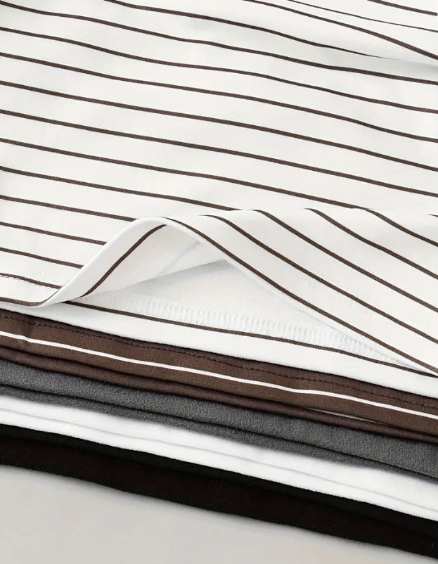 Maryam’s Essential Boys’ Multipack Long Sleeves Crew Neck T-Shirts