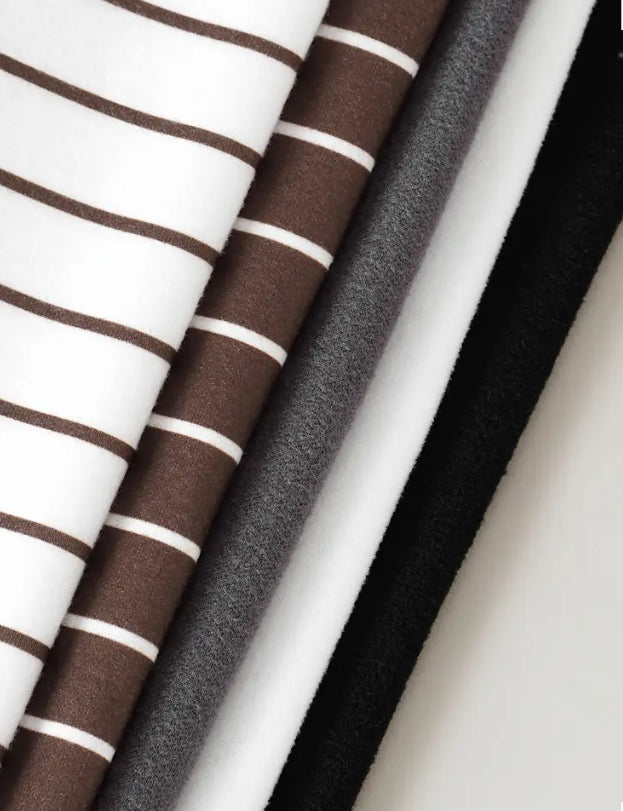 Maryam’s Essential Boys’ Multipack Long Sleeves Crew Neck T-Shirts