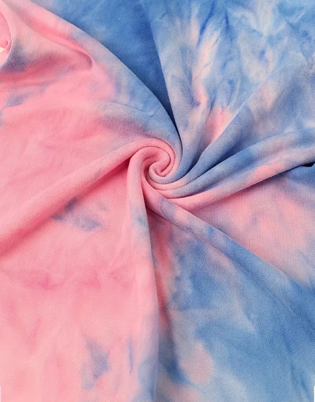 Maryam’s Essential Girls High Waisted Tye & Dye Elastic Leggings