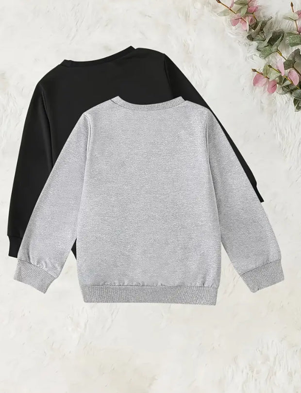 Maryam’s Essential Boy’s Casual Crew Neck Sweatshirt Set