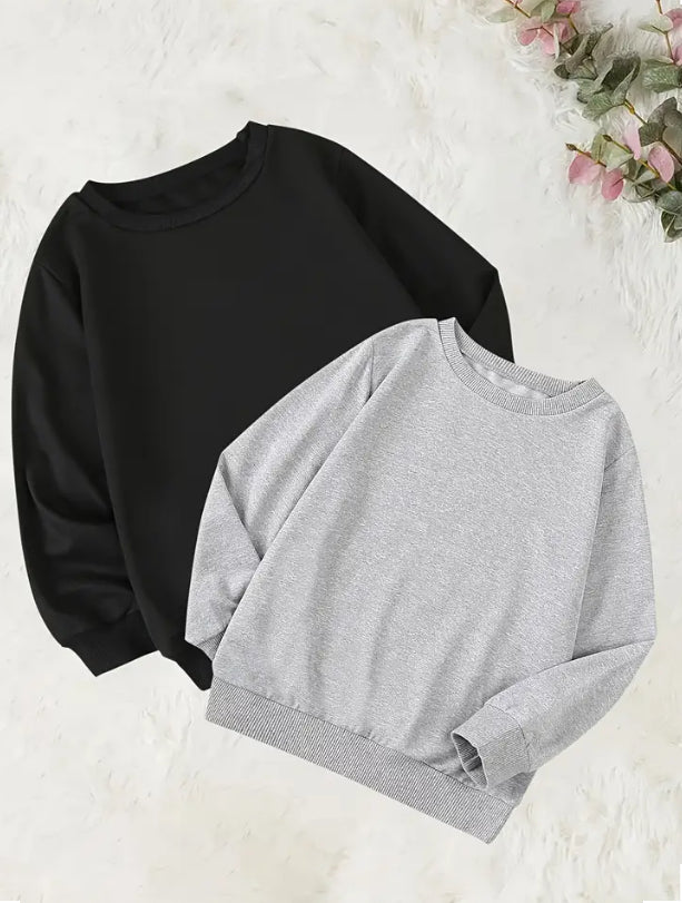 Maryam’s Essential Boy’s Casual Crew Neck Sweatshirt Set