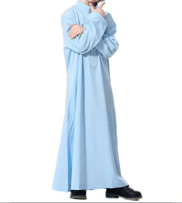 Maryam’s Essential Boys’ Traditional Crew Neck Long Sleeves Kaftan