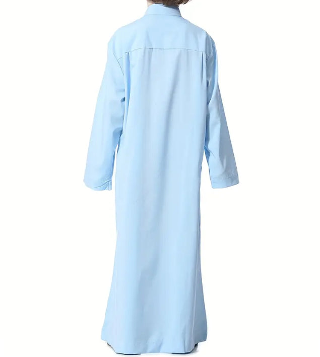 Maryam’s Essential Boys’ Traditional Crew Neck Long Sleeves Kaftan