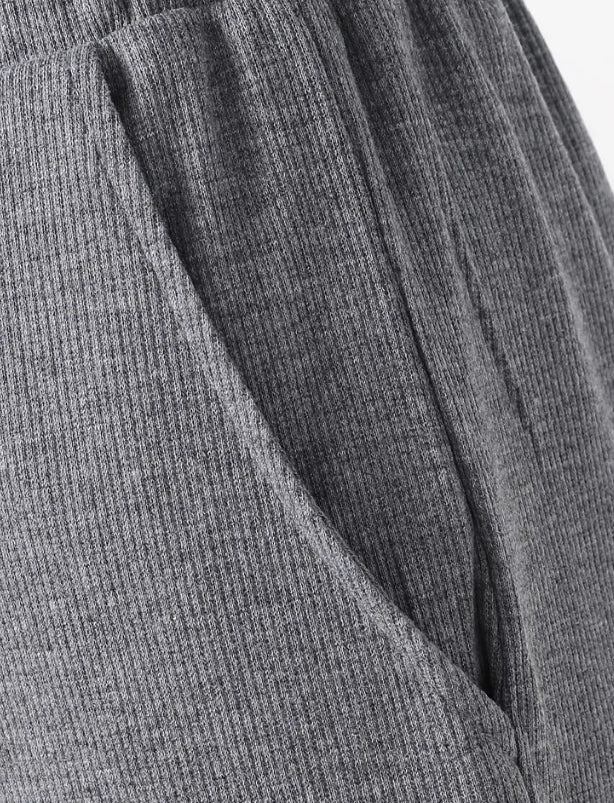 Maryam’s Essential Girl Teen Knit Straight Leg Pants with Pocket Set