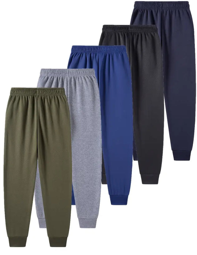 Maryam’s Essential Boys’ Multipack Casual Pants with Pockets