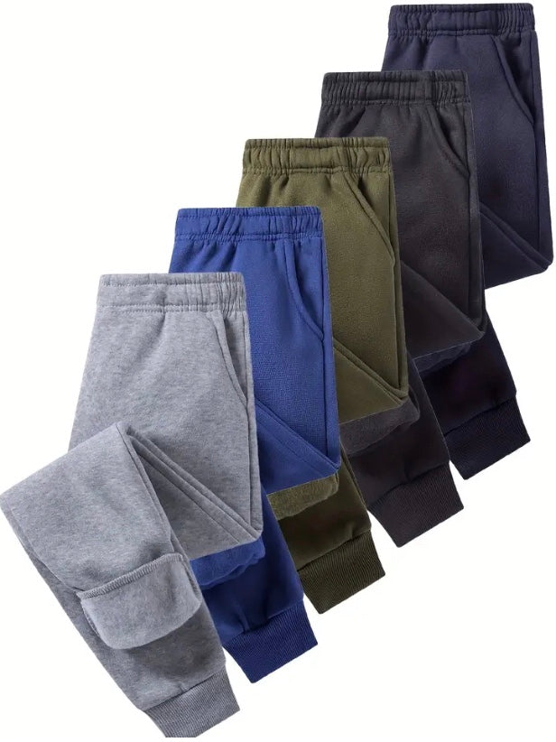 Maryam’s Essential Boys’ Multipack Casual Pants with Pockets