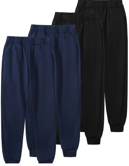 Maryam’s Essential Boys’ Multipack Casual Pants with Pockets